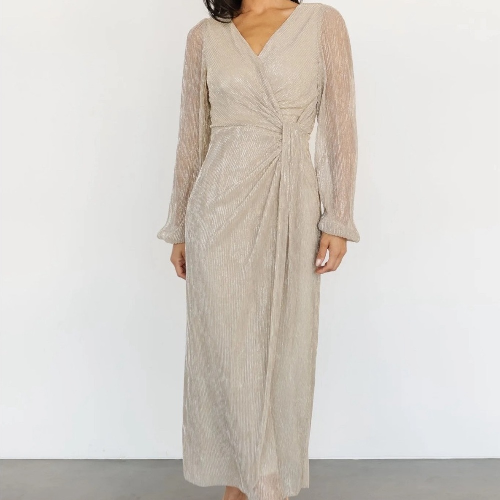 Champagne/Gold Shimmer Dress